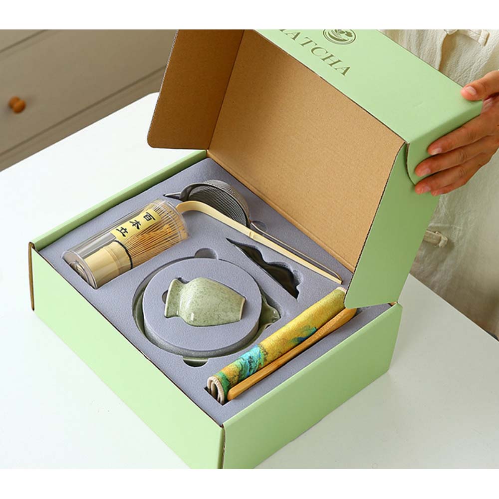 Aangepast Matcha Thee Geschenkset