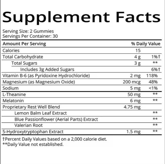 Extra Kracht Melatonine Slaap Gummies